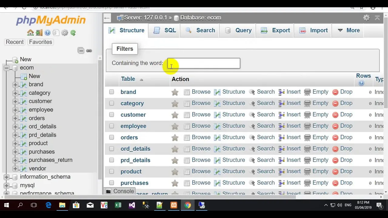 PHP Database Design